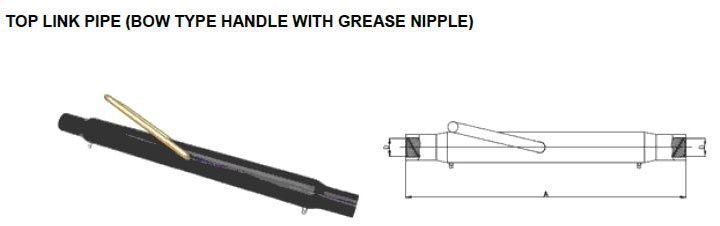 Top Link Pipe (Bow Type Handle with Grease Nipple))