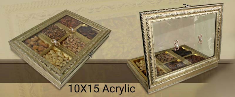 Acrylic Dry Fruit Box (10X15)