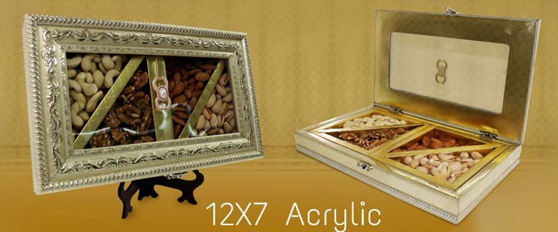 Acrylic Dry Fruit Box (12X7)