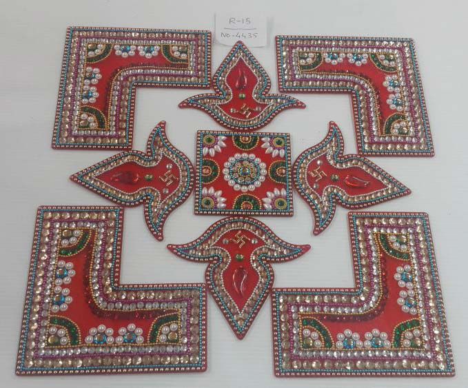 Acrylic Rangoli (R-15 4435)