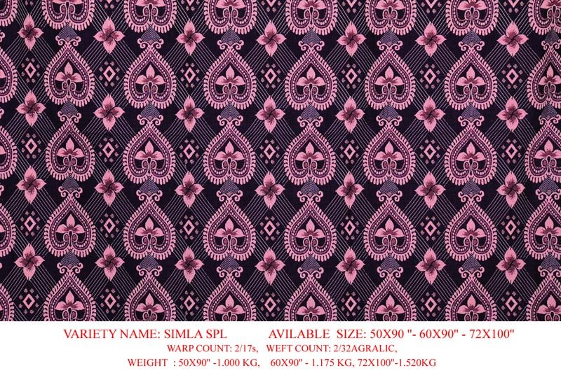 Simla Spl Double Bed Sheet