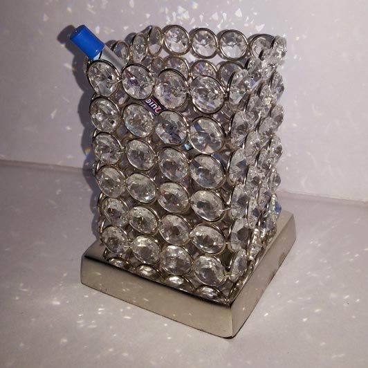 Square Crystal Pen Stand