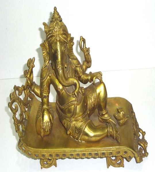 Brass Ganesha Statue