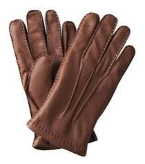 Brown Leather Driving Gloves