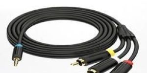 3.5mm Stereo-Male To 3 RCA Male Audio Video Cable
