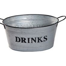 Galvanized Beer Holder