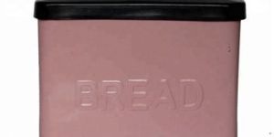 Galvanized Metal Bread Box