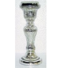 Glass Candle Pillar Holder