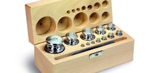 Wooden Calibration Weights Box