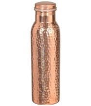 Copper Hammered Bottle