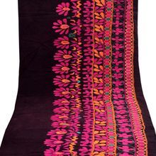 Embroidered Cotton Floral Design Fabric