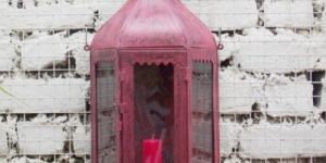 Pink Mughal Wall Lamp