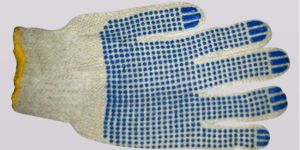 PVC Dotted Cotton Hand Gloves