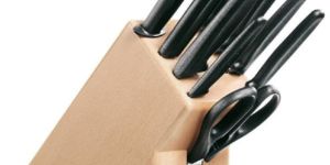 Wood Cutlery Block Set