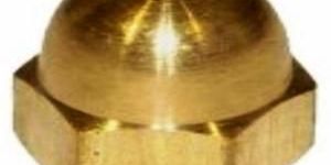 Brass Dome Nut