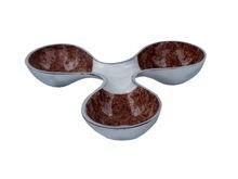 Triple Dish Snack Bowl