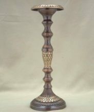 Brass Christmas Candle Holder