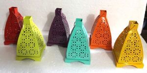 Iron Etched Moroccan Lantern