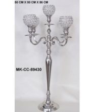 Crystal Diamond Votive Candelabra