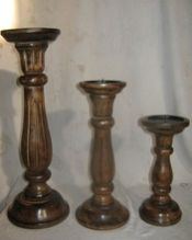 Wooden Candle Stand