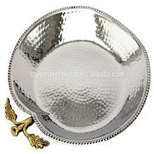 STAINLESS STEEL DESIGNER APPLE BOWL
