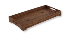 Natural Wood Large Dirt Free Boot Tray