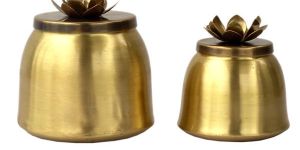 Brass Antique Storage Jar