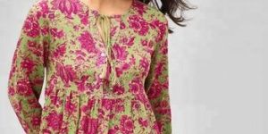 Pretty Pink Full Printed Top Women