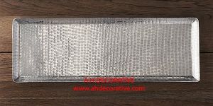 Aluminum Hammered Tray