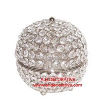 Crystal Round Jewelry Box