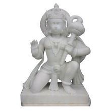 Marble Hindu God Hanuman Ji Murti