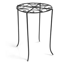 Short Black Plant Stand