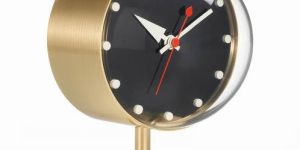 Desk Metal Gold Clock