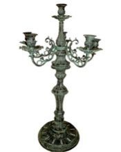 Antique Brass Candle Holders