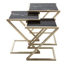 Metal Marble Table Set
