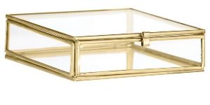 Square Brass Box Jewelry