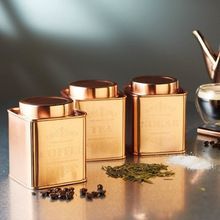 Stainless Steel Copper Tea Tin Box