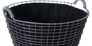 Wire Mesh Bathroom Laundry Basket