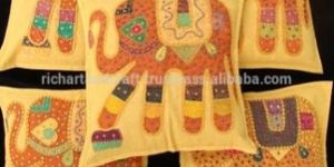 PATCHWORK DECORATIVE PILLOW CUSHION COVER