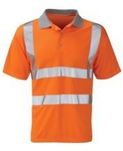 Safety Reflective Polo T Shirt