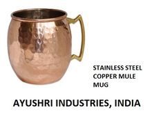 Stainless Steel Copper Bear Mule Mug