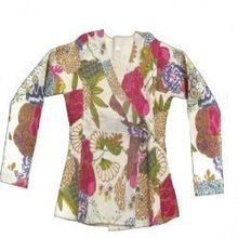 Indian Women Cotton Kantha Jacket Coat