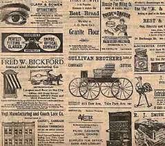Old Newsprint Paper