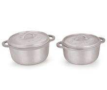 ALUMINIUM ROUND HANDLE COOKING POT