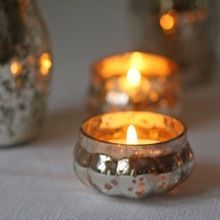 GLASS CANDLE TEA LIGHT