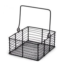 SQUARE IRON WIRE BASKET