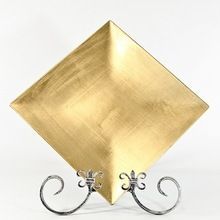 SQUARE WEDDING CHARGER PLATES