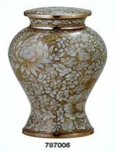Aluminum Metal Cremation Funeral Urn