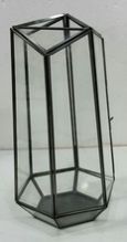 Glass Hurricane Vase
