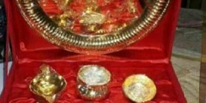 Brass Puja Thali Set
